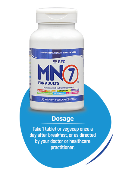 Premium MN7 Multivitamin & Multi-Nutrient for Adults